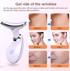 Double chin and wrinkle removal device