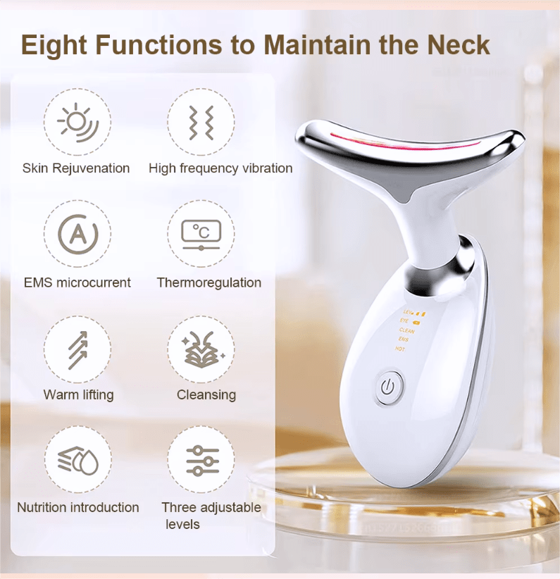 Double chin and wrinkle removal device