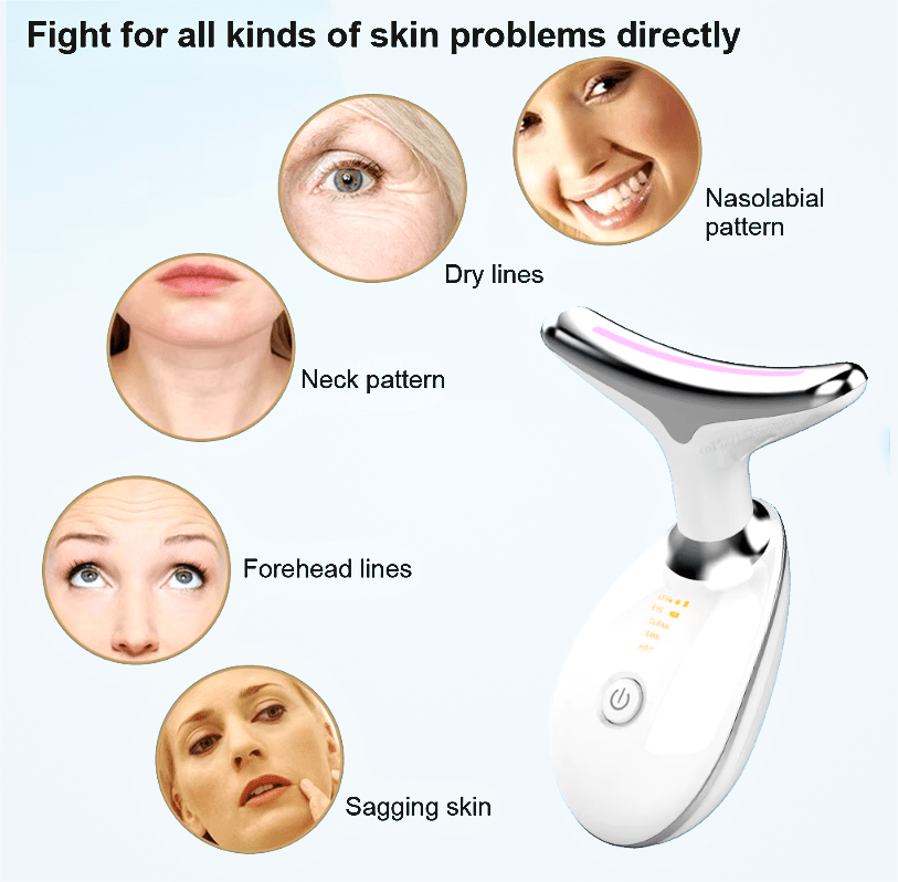 Double chin and wrinkle removal device