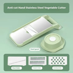 5in1 Stainless Steel Vegetable Cutter & Grater