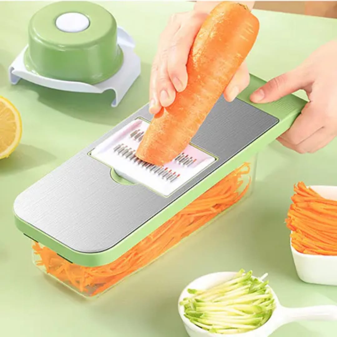 5in1 Stainless Steel Vegetable Cutter & Grater