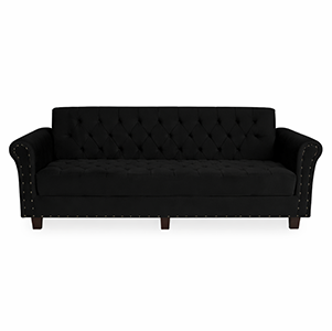 Galaxy Gloria Sofa Cum Bed Imported Velvet Fabric