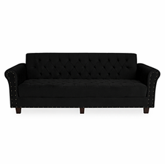 Galaxy Gloria Sofa Cum Bed Imported Velvet Fabric