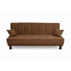 Galaxy Sofa Combed Imported velvet Fabric Dark Grey Color Armless