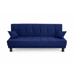 Galaxy Sofa Combed Imported velvet Fabric Dark Grey Color Armless