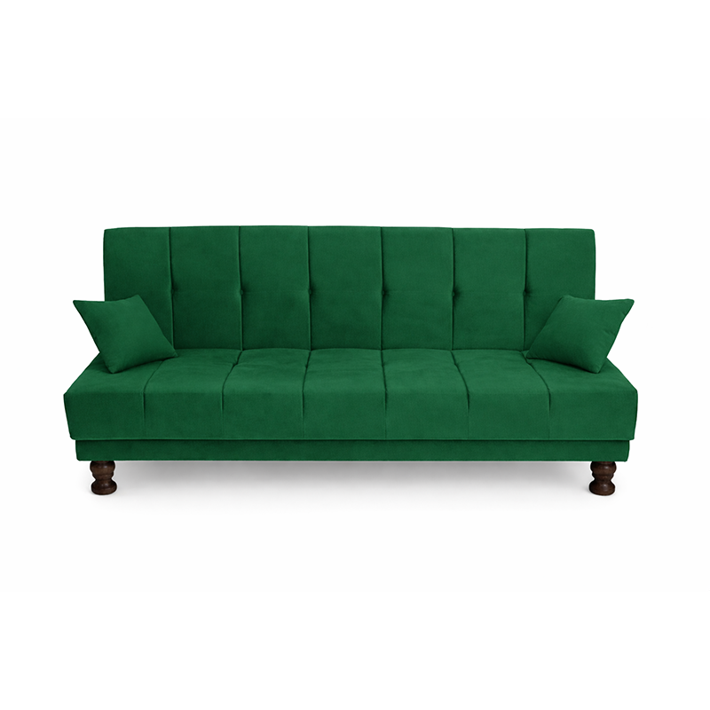 Galaxy Sofa Combed Imported velvet Fabric Dark Grey Color Armless