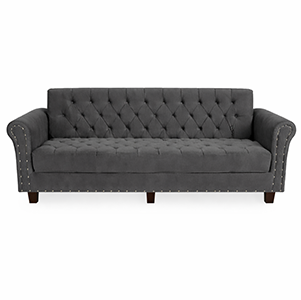 Galaxy Gloria Sofa Cum Bed Imported Velvet Fabric